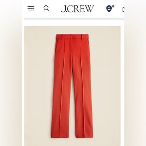 J.Crew Natalia Pant, Brick Red, size 14